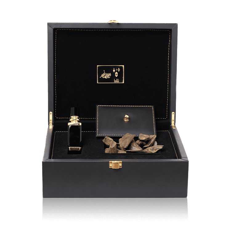 Bello Cristala Set (Royal Mukhalat + Artificial Oud Bakhoor)