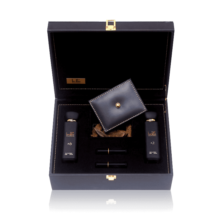 Bello Small Set (2 Perfumes + Bakhoor + 2 Refill Bottles)