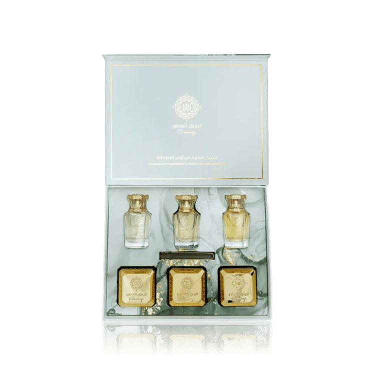 الرونق للعطور أوبار مجموعة هدايا - 6 قطع