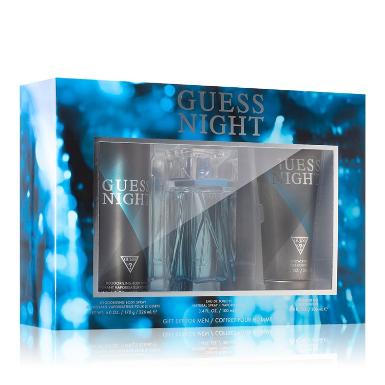 Night M Edt 100 Ml Shower Gel 200 Ml Body Spray 226 Ml Gift Set 3 Piece