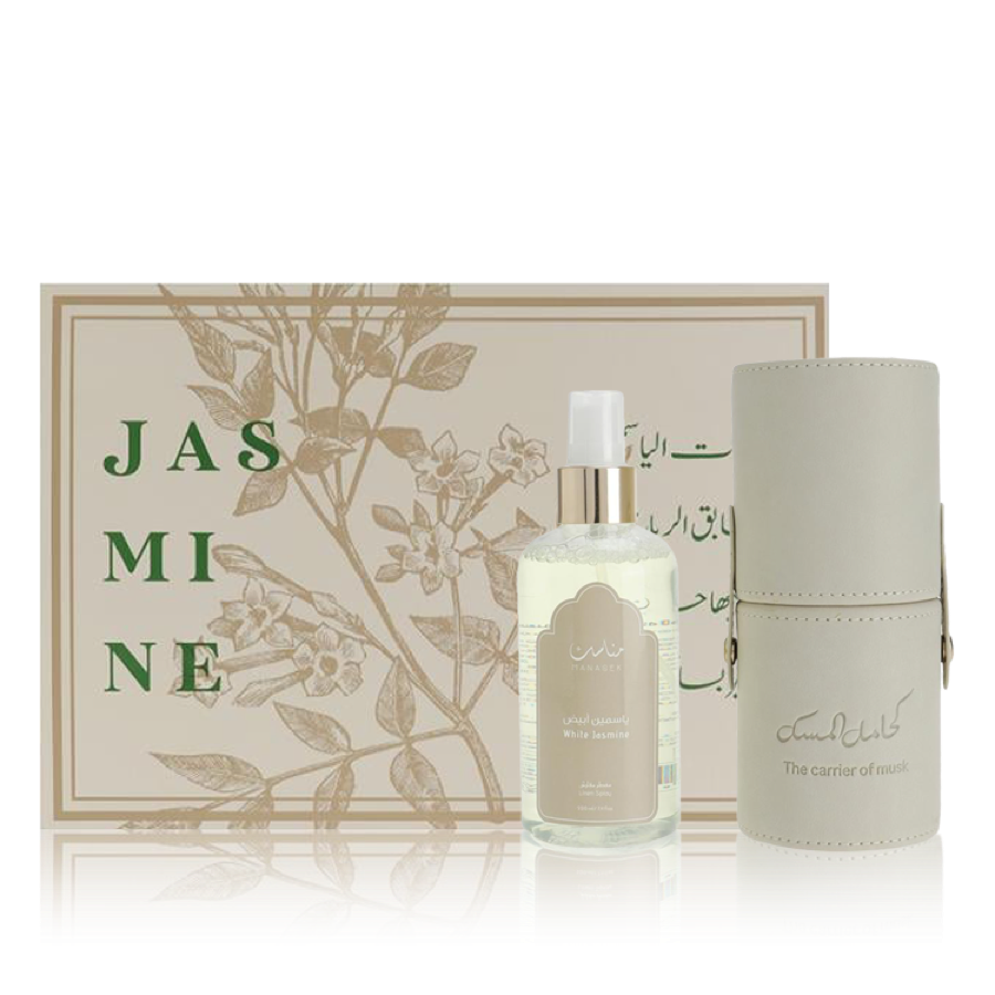 جاد سحر المسك والياسمين مجموعة هدايا - (أو دو برفيوم 100 مل + معطر مفارش 220 مل)