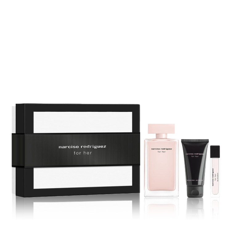 Rodriguez Narciso Rodriguez For Her Eau De Parfum Set Edp 100 Bl 50 Ml Edp 10 Ml Sd