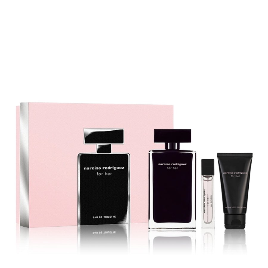 Rodriguez Narciso Rodriguez For Her Eau De Toilette Set Edt 100 Bl 50 Ml Edt 10 Ml Sd