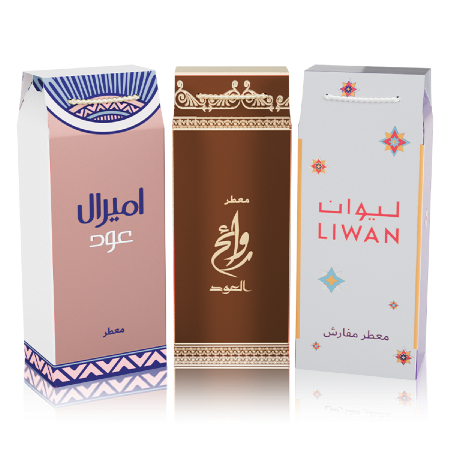 عود لافر المعطرات مجموعة عطور منزلية - (معطر أميرال 500 مل + معطر ليوان 500 مل + معطر روائح العود 500 مل)